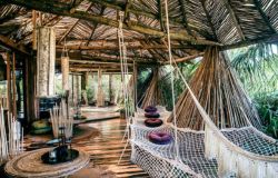 <b>Canopy Restaurant</b>  <br> Raised up into to jungle canopy up top the cliff and overlooking the Caribbean sea this will be the main restaurant for the community